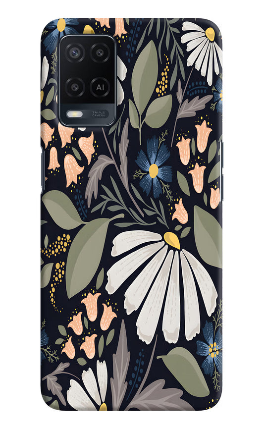 Flowers Art Oppo A54 Hard Case Back Cover by Casekaro
