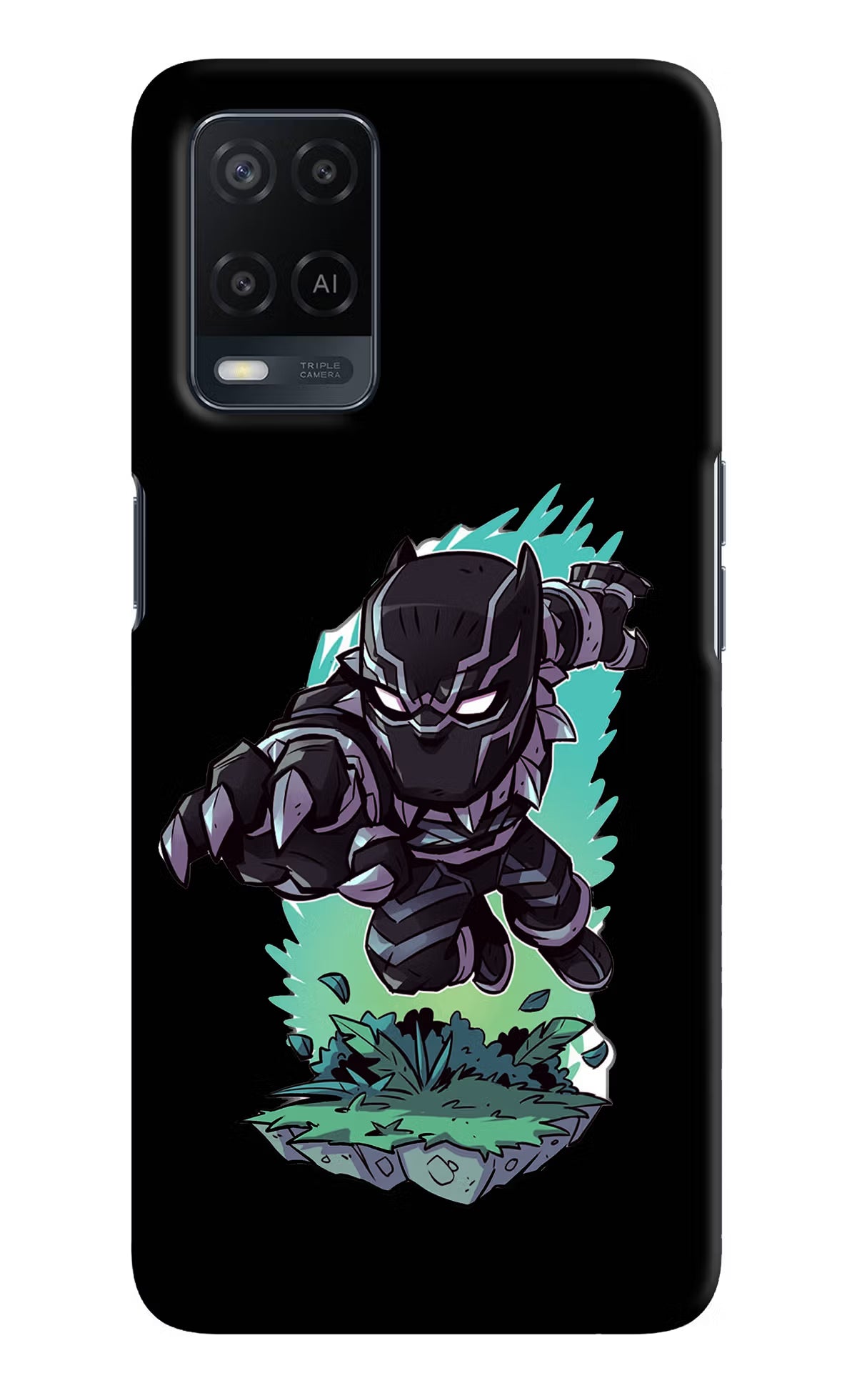 Black Panther Oppo A54 Hard Case Back Cover by Casekaro