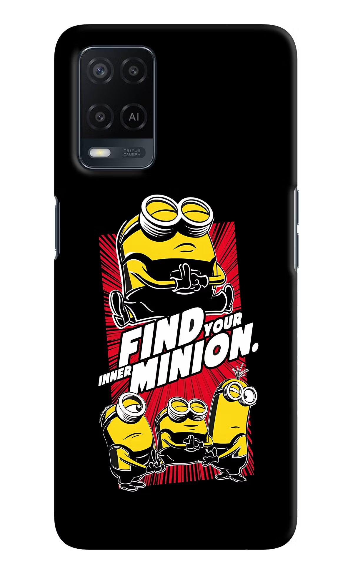 Find your inner Minion Oppo A54 Hard Case Back Cover by Casekaro