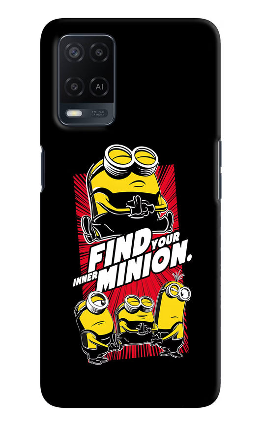 Find your inner Minion Oppo A54 Hard Case Back Cover by Casekaro