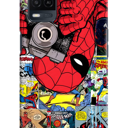 Spider Man Oppo A54 Hard Case Back Cover by Casekaro
