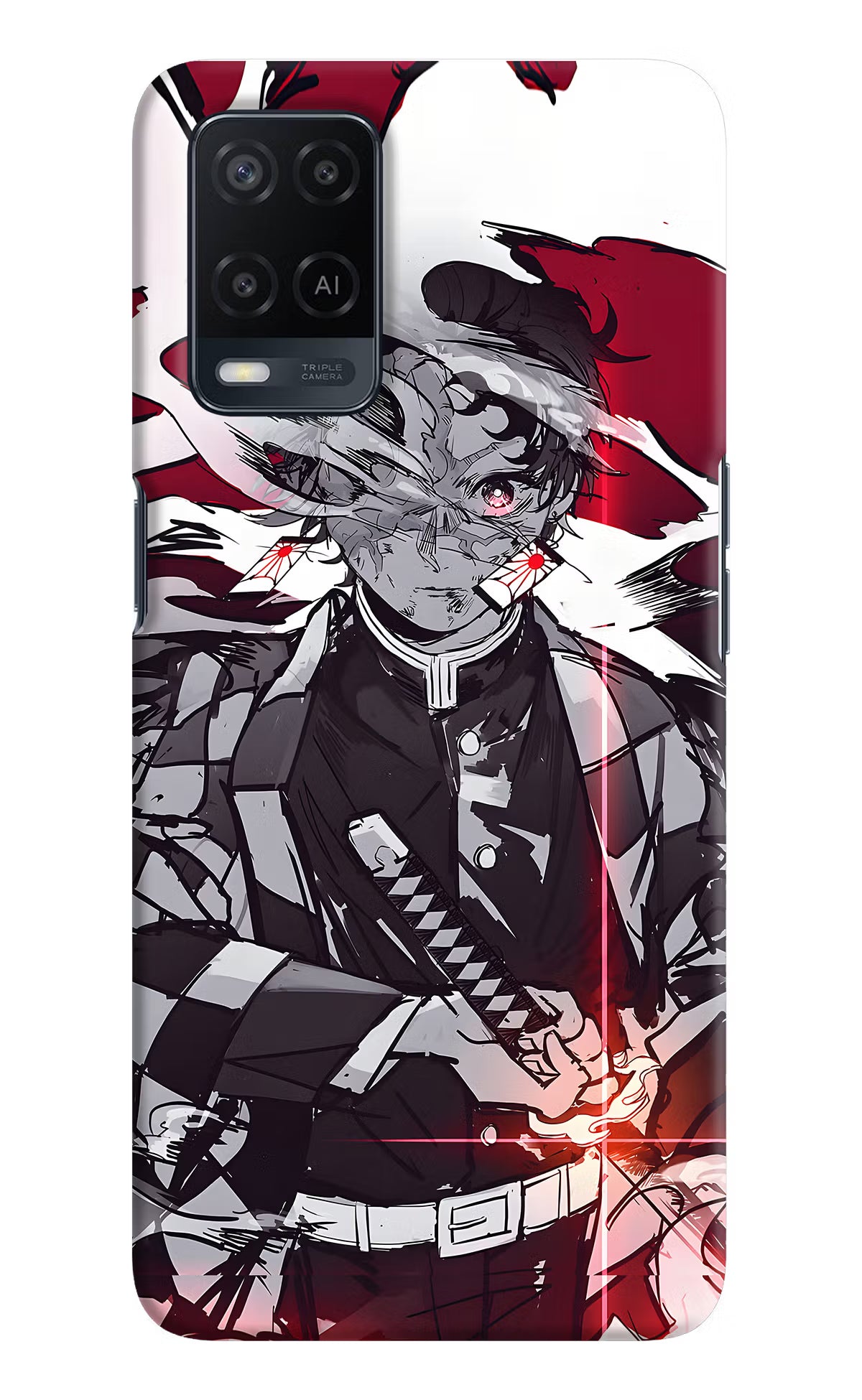 Demon Slayer Oppo A54 Hard Case Back Cover by Casekaro