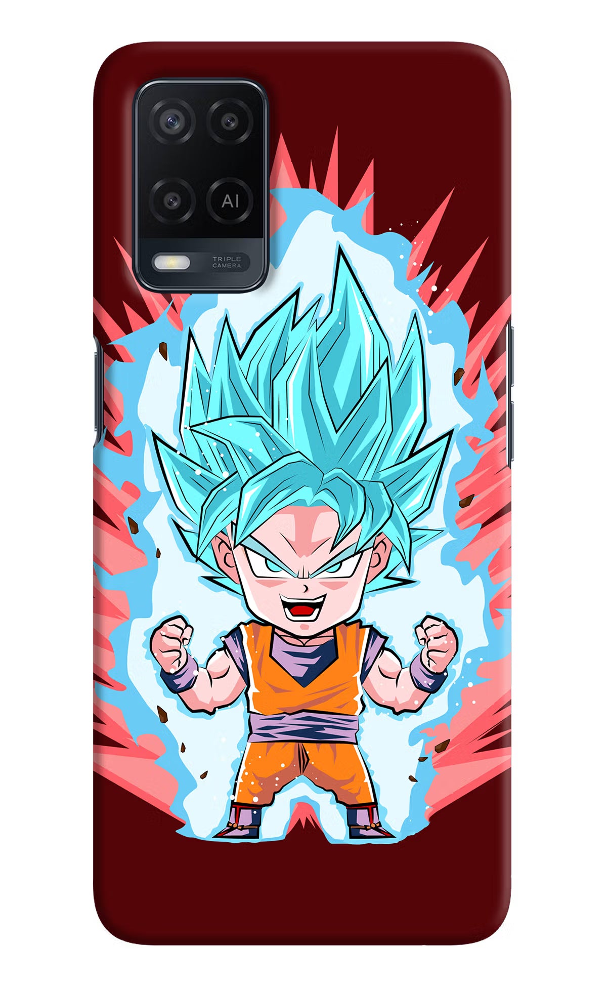 Goku Little Oppo A54 Hard Case Back Cover by Casekaro