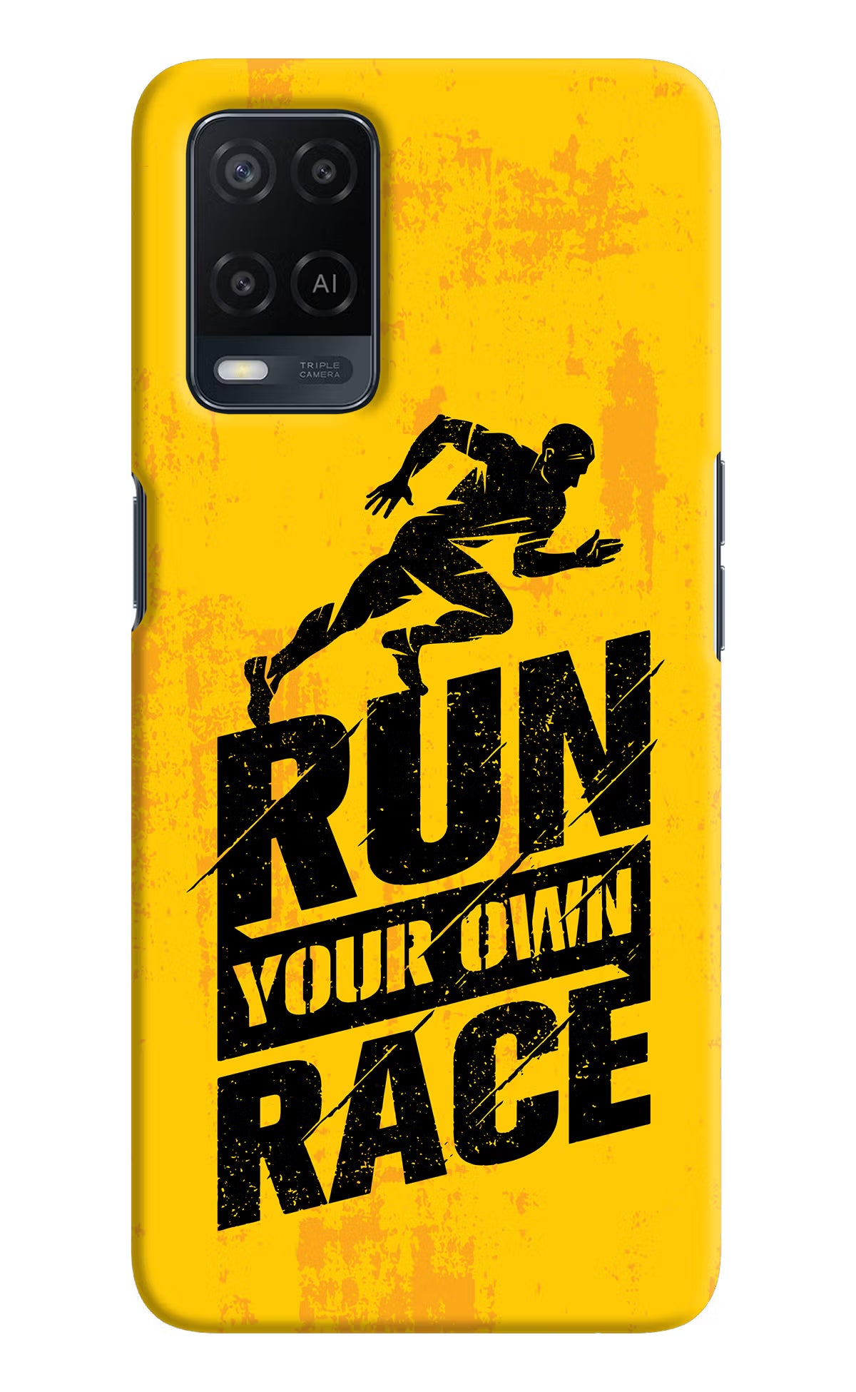 Run Your Own Race Oppo A54 Hard Case Back Cover by Casekaro