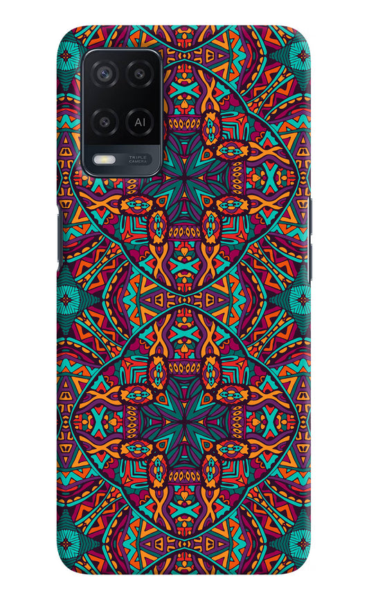 Colour Mandala Oppo A54 Hard Case Back Cover by Casekaro