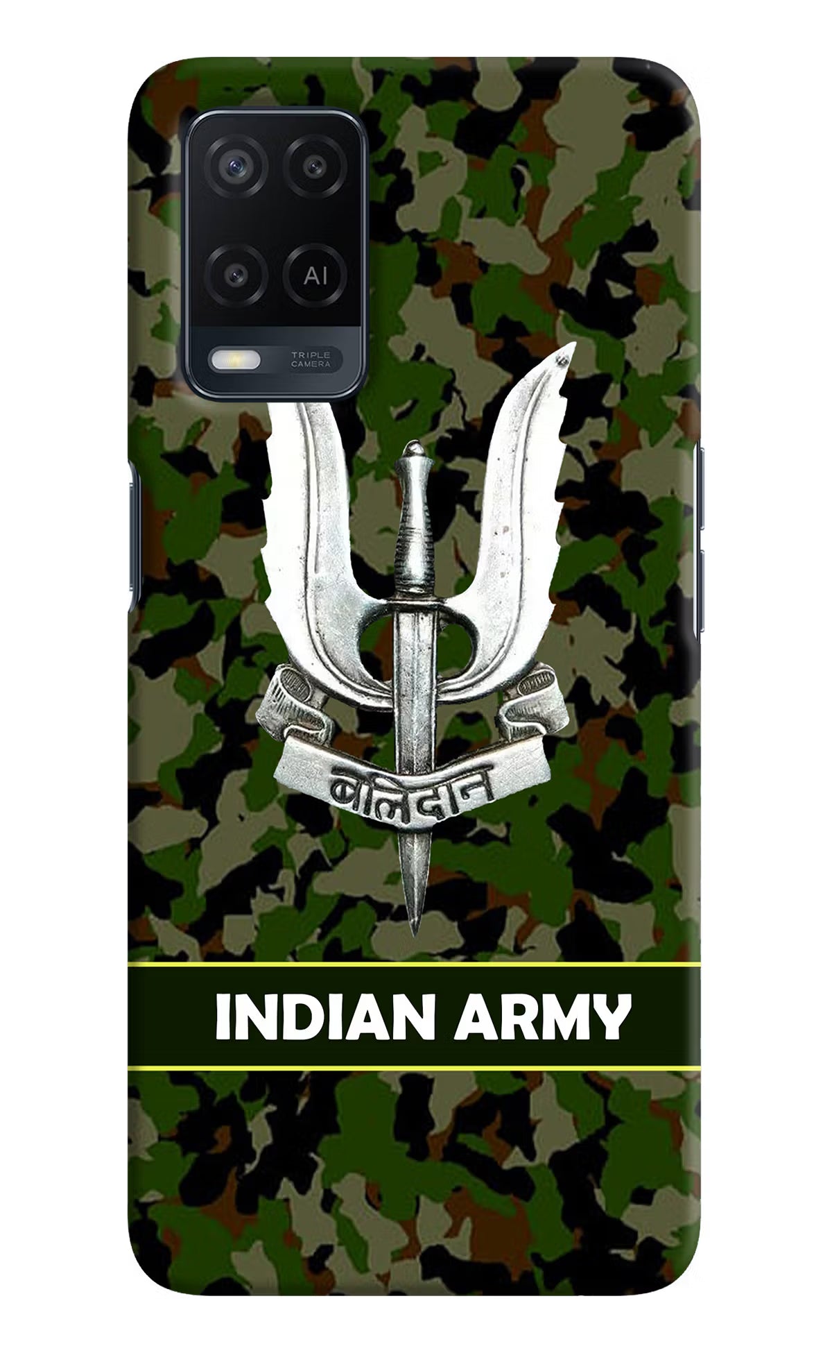 Balidan Indian Logo Oppo A54 Hard Case Back Cover by Casekaro