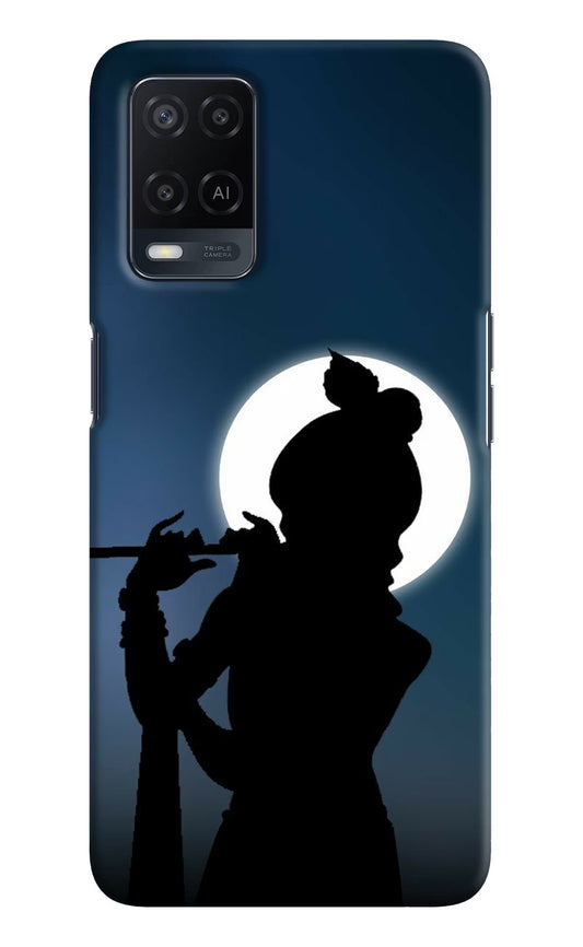 Shri Krishna Silhouette Oppo A54 Hard Case Back Cover by Casekaro