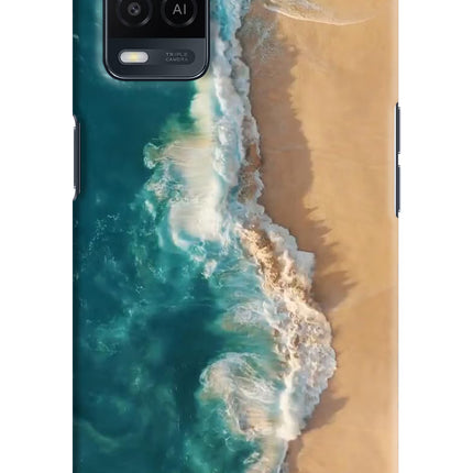 Ocean Beach Oppo A54 Hard Case Back Cover by Casekaro