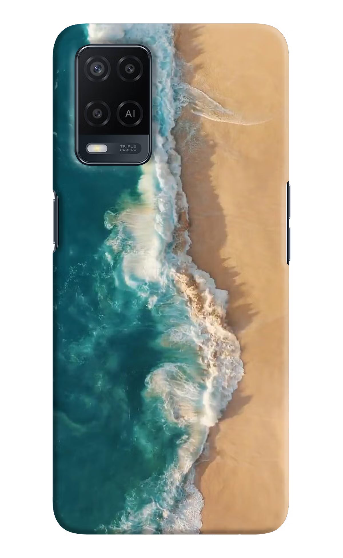 Ocean Beach Oppo A54 Hard Case Back Cover by Casekaro