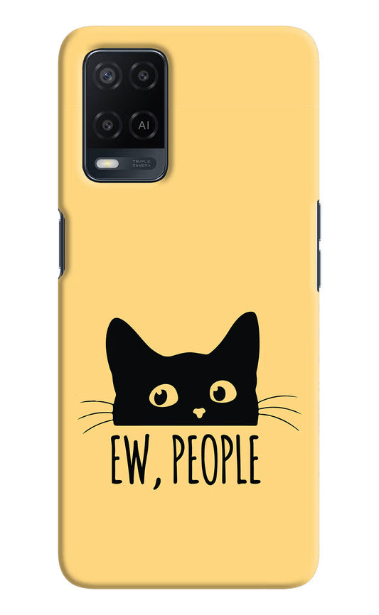 Ew People Catitude Oppo A54 Hard Case Back Cover by Casekaro