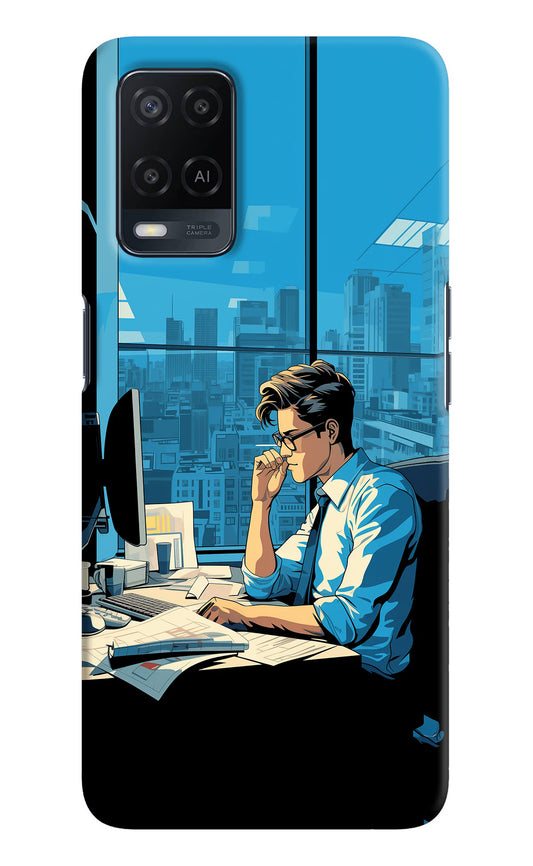 Focused Hustler (AI Generated) Oppo A54 Hard Case Back Cover by Casekaro