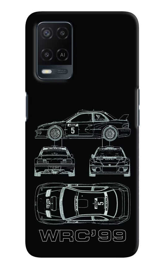 WRC'99 Oppo A54 Hard Case Back Cover by Casekaro