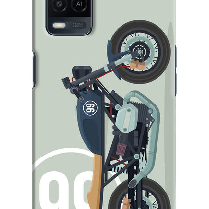 Classic Cafe Racer 99 Oppo A54 Hard Case Back Cover by Casekaro