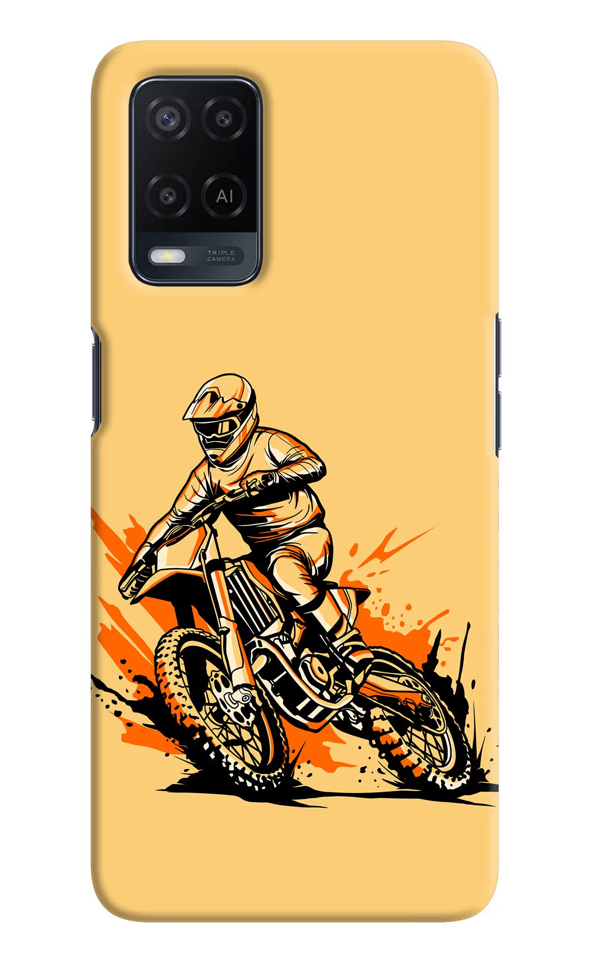 Off-Road Fury Oppo A54 Hard Case Back Cover by Casekaro