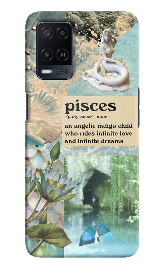 Pisces Zodiac Oppo A54 Hard Case Back Cover by Casekaro