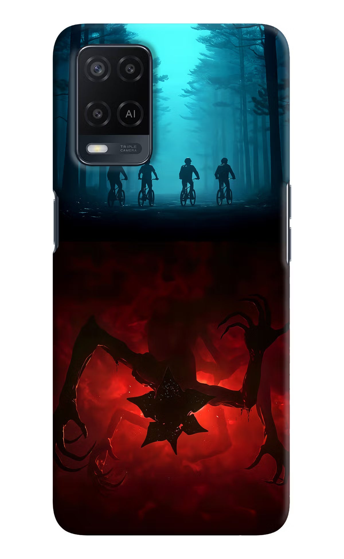 Ordinary Things Downside Up Oppo A54 Hard Case Back Cover by Casekaro