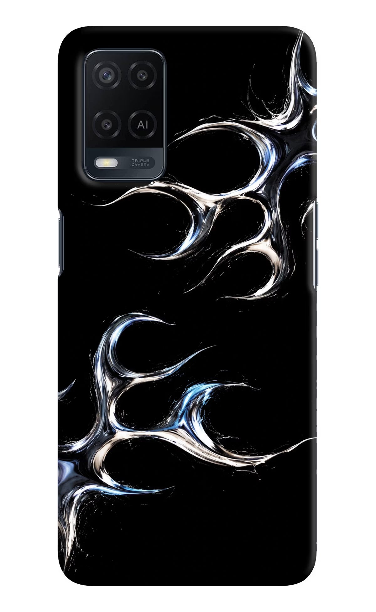 Chrome Tribal Oppo A54 Hard Case Back Cover by Casekaro