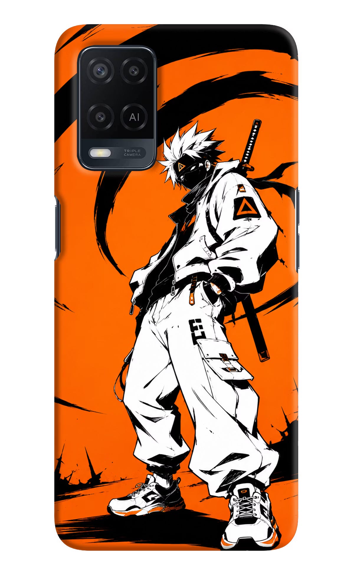 Street Samurai  Oppo A54 Hard Case Back Cover by Casekaro