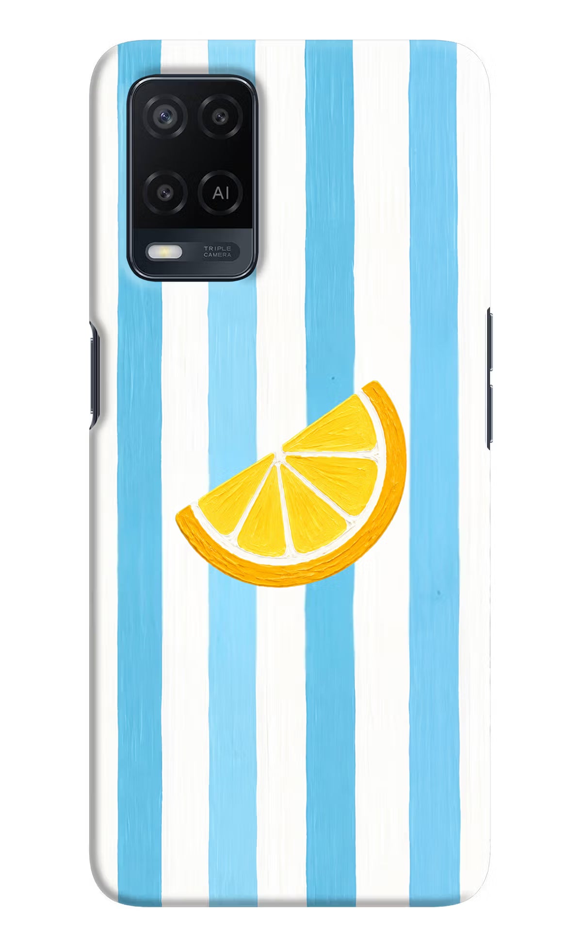 Summer Lemon Oppo A54 Hard Case Back Cover by Casekaro