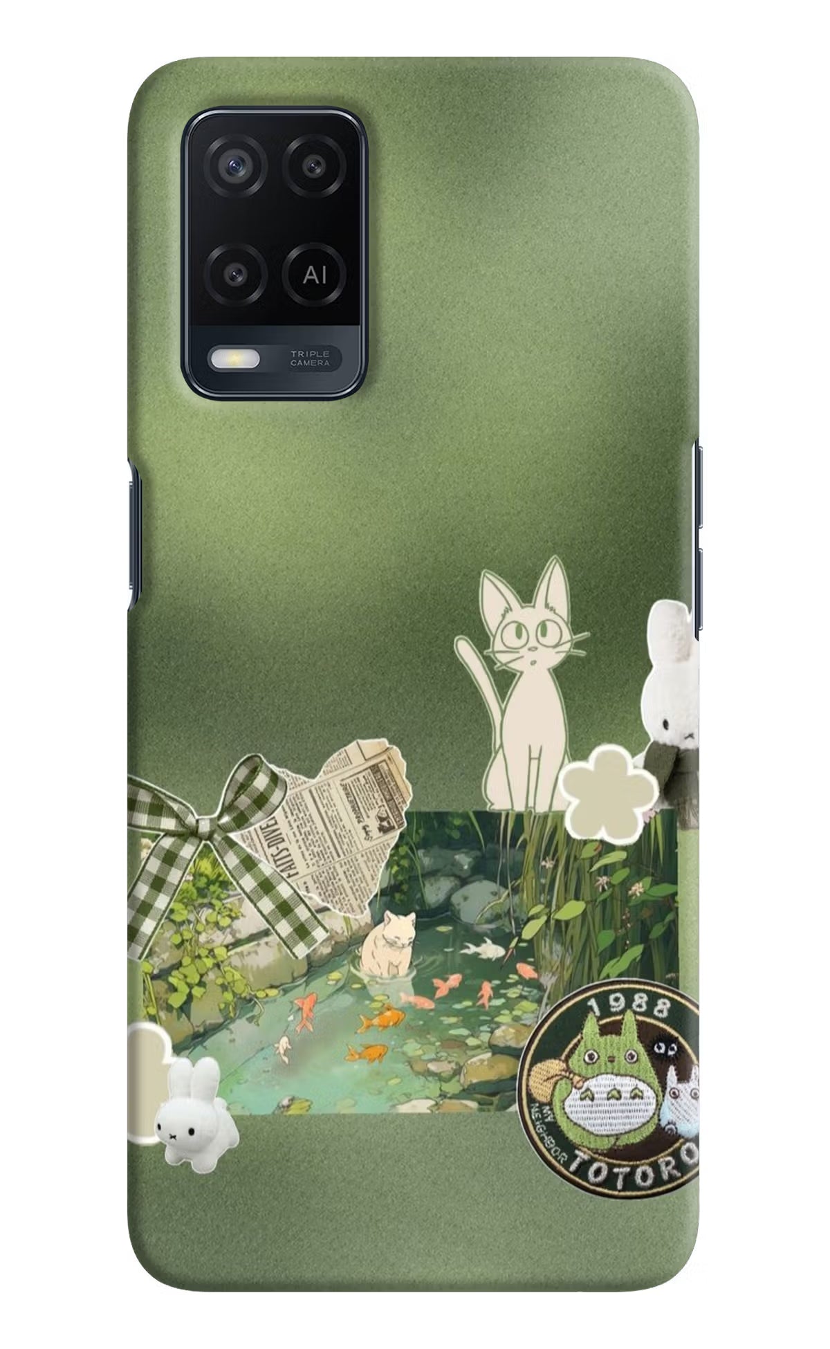 Aesthetic anime Oppo A54 Back Cover
