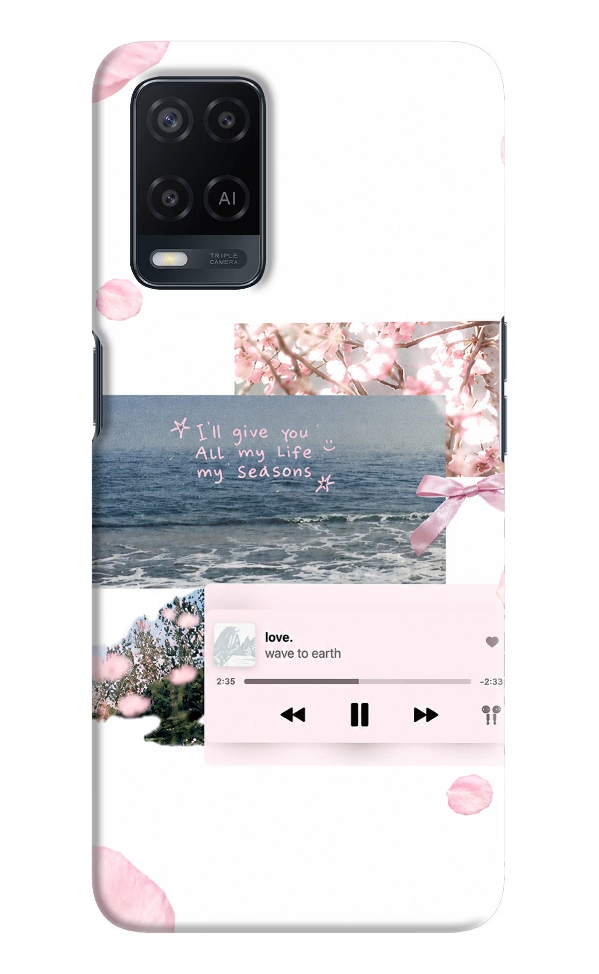 Wave to earth Oppo A54 Back Cover