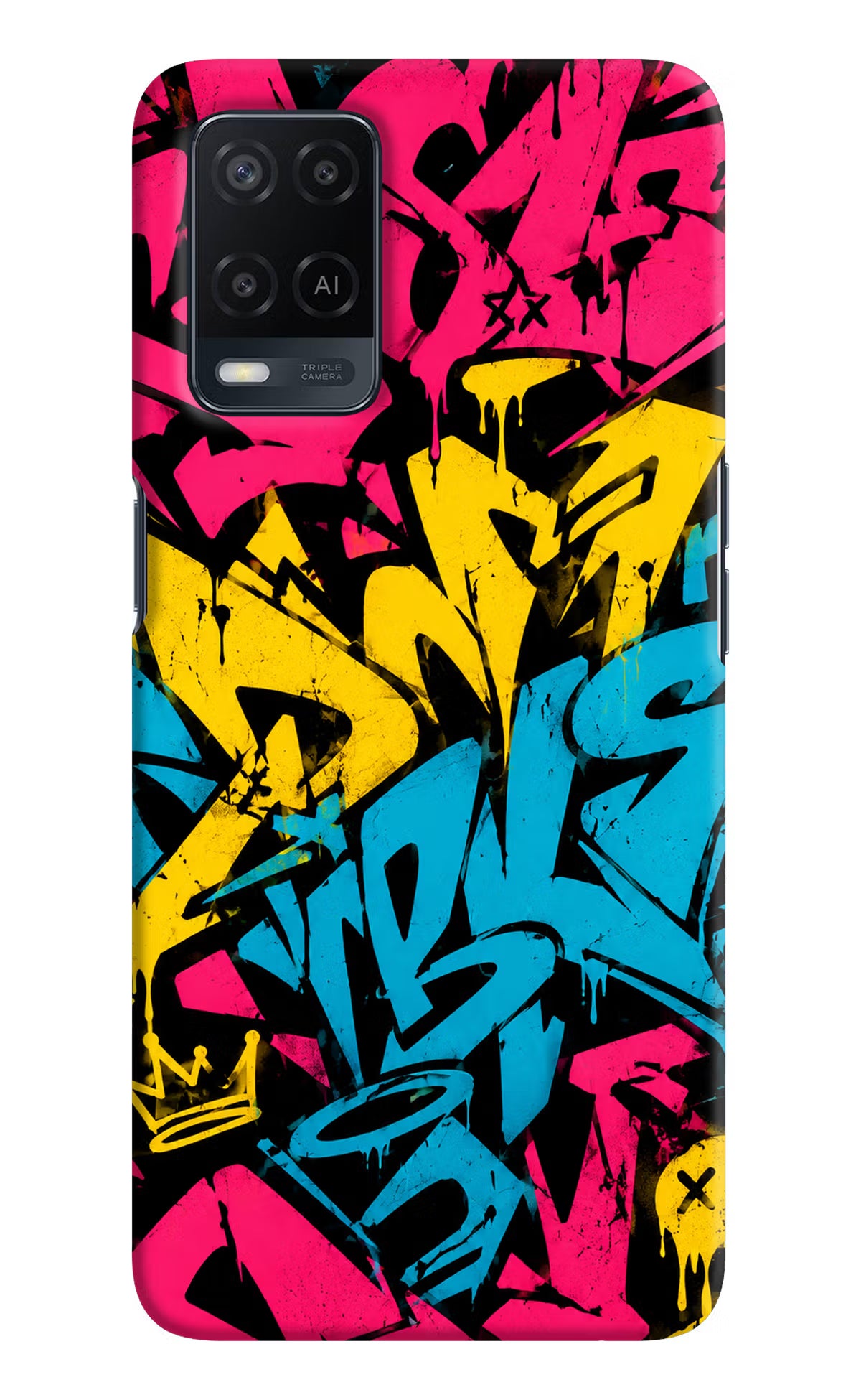 Graffiti Vibe Oppo A54 Back Cover