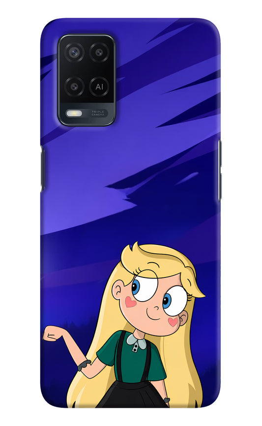 Star Glow Oppo A54 Hard Case Back Cover by Casekaro