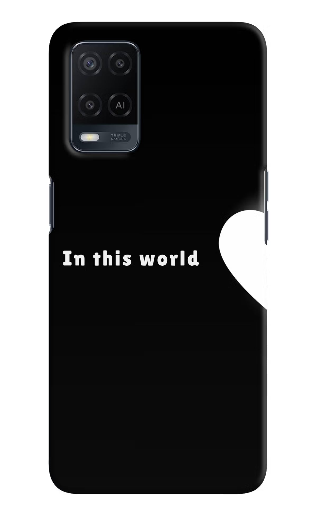 This World Oppo A54 Hard Case Back Cover by Casekaro