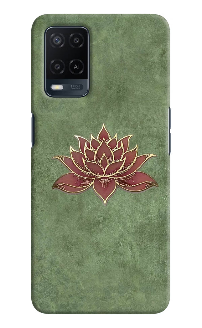 Lotus Grace Oppo A54 Hard Case Back Cover by Casekaro