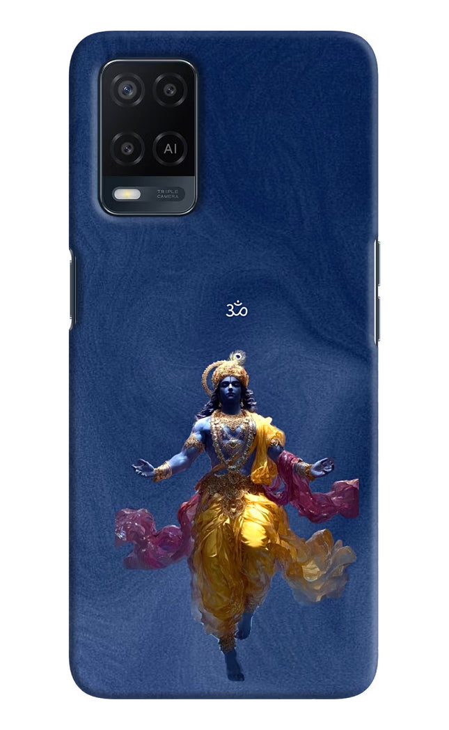 Cosmic Krishna Oppo A54 Hard Case Back Cover by Casekaro