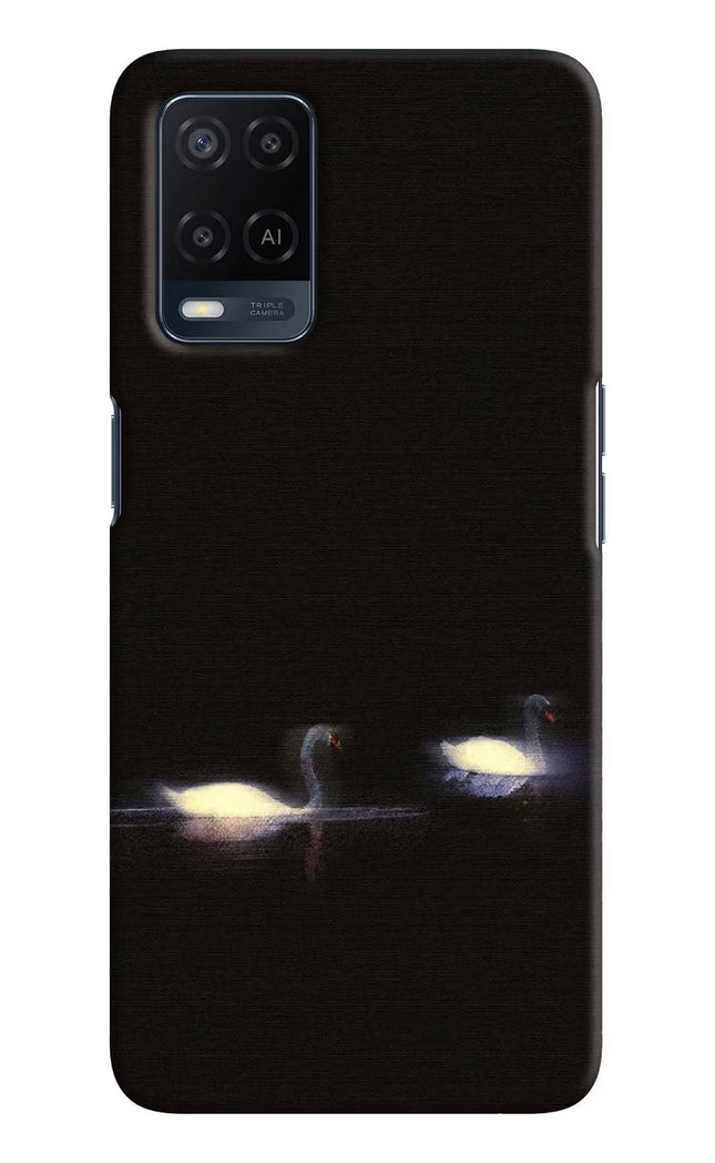 Silent Swans Oppo A54 Hard Case Back Cover by Casekaro