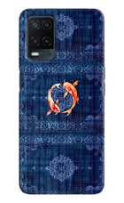 Koi Blue Oppo A54 Back Cover