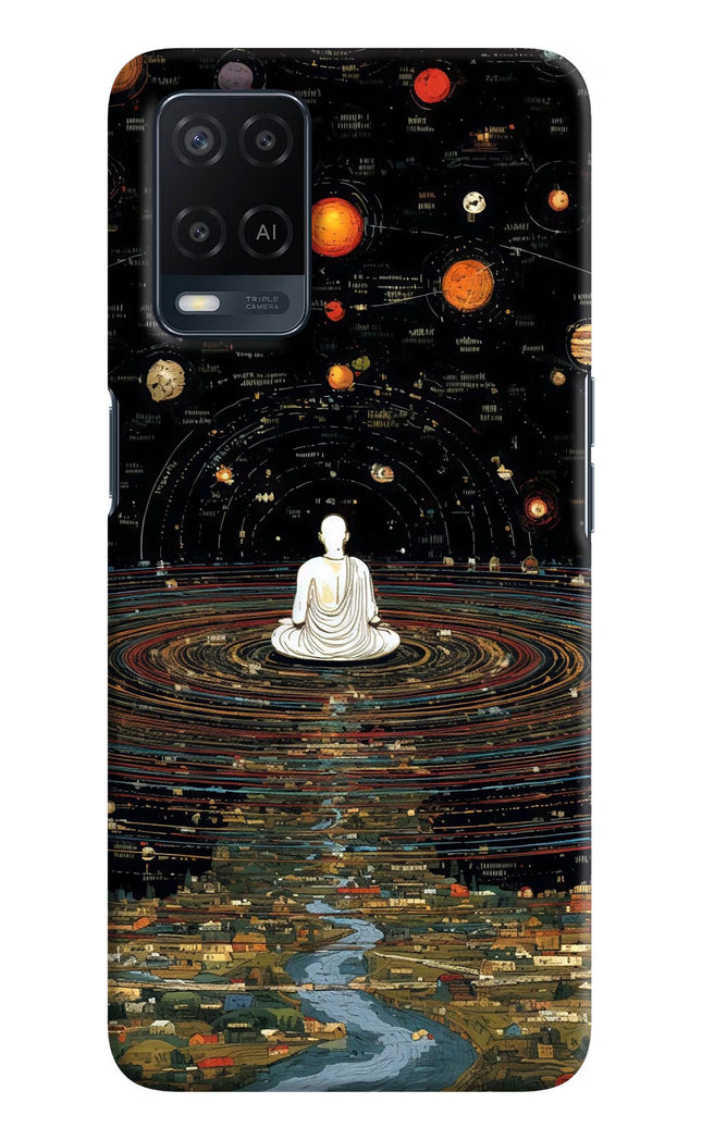 Space Monk Oppo A54 Hard Case Back Cover by Casekaro