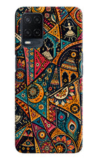 Folk Print Oppo A54 Back Cover