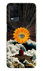 Cosmic Flower Oppo A54 Hard Case Back Cover by Casekaro