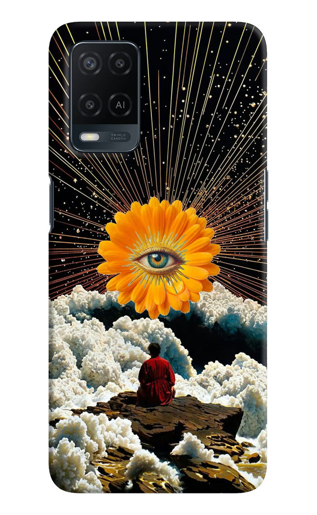 Cosmic Flower Oppo A54 Hard Case Back Cover by Casekaro