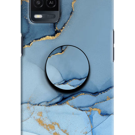 Blue Marble Oppo A54 Pop Case by Casekaro