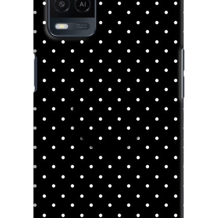 White Dots Oppo A54 Pop Case by Casekaro