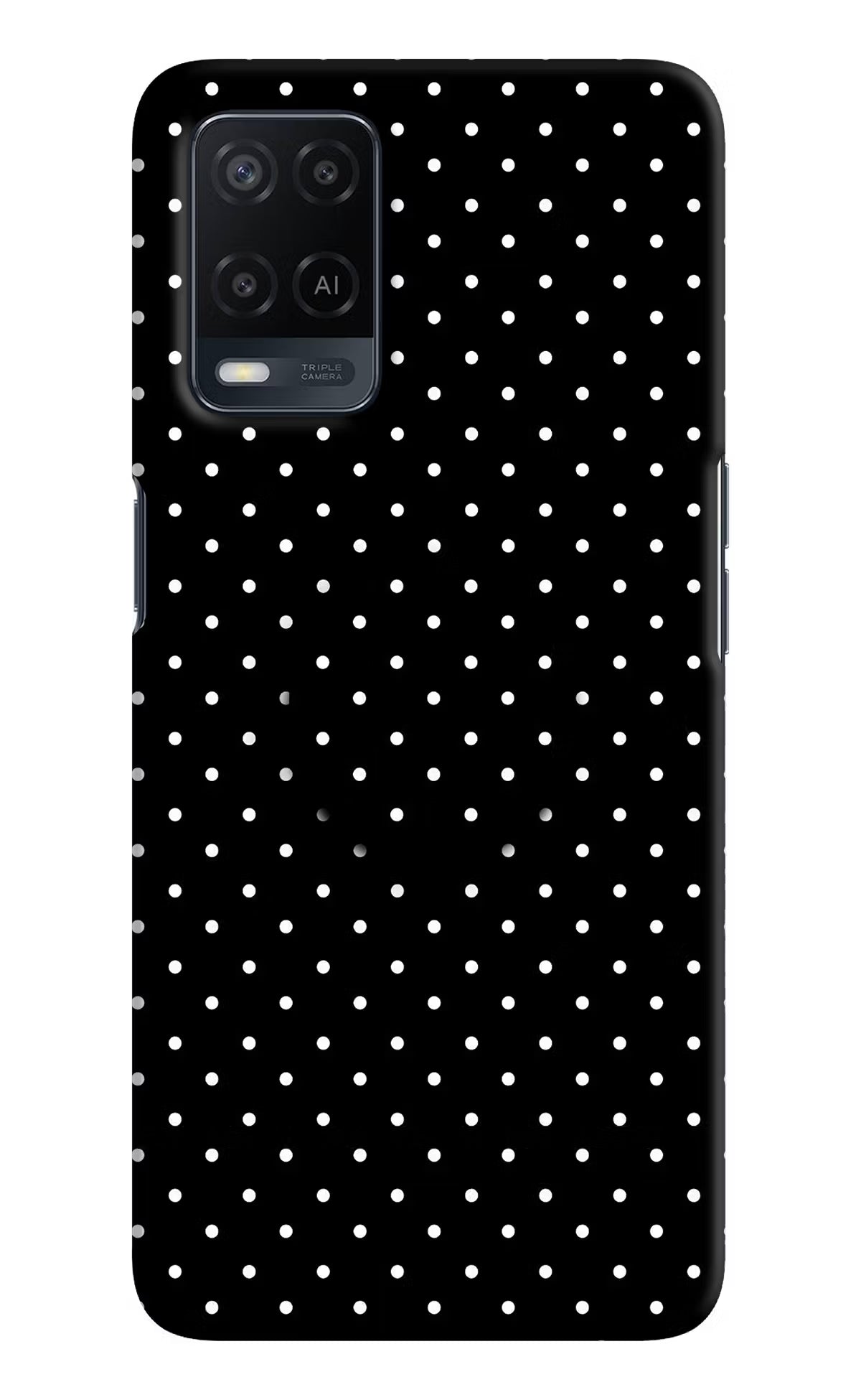 White Dots Oppo A54 Pop Case by Casekaro