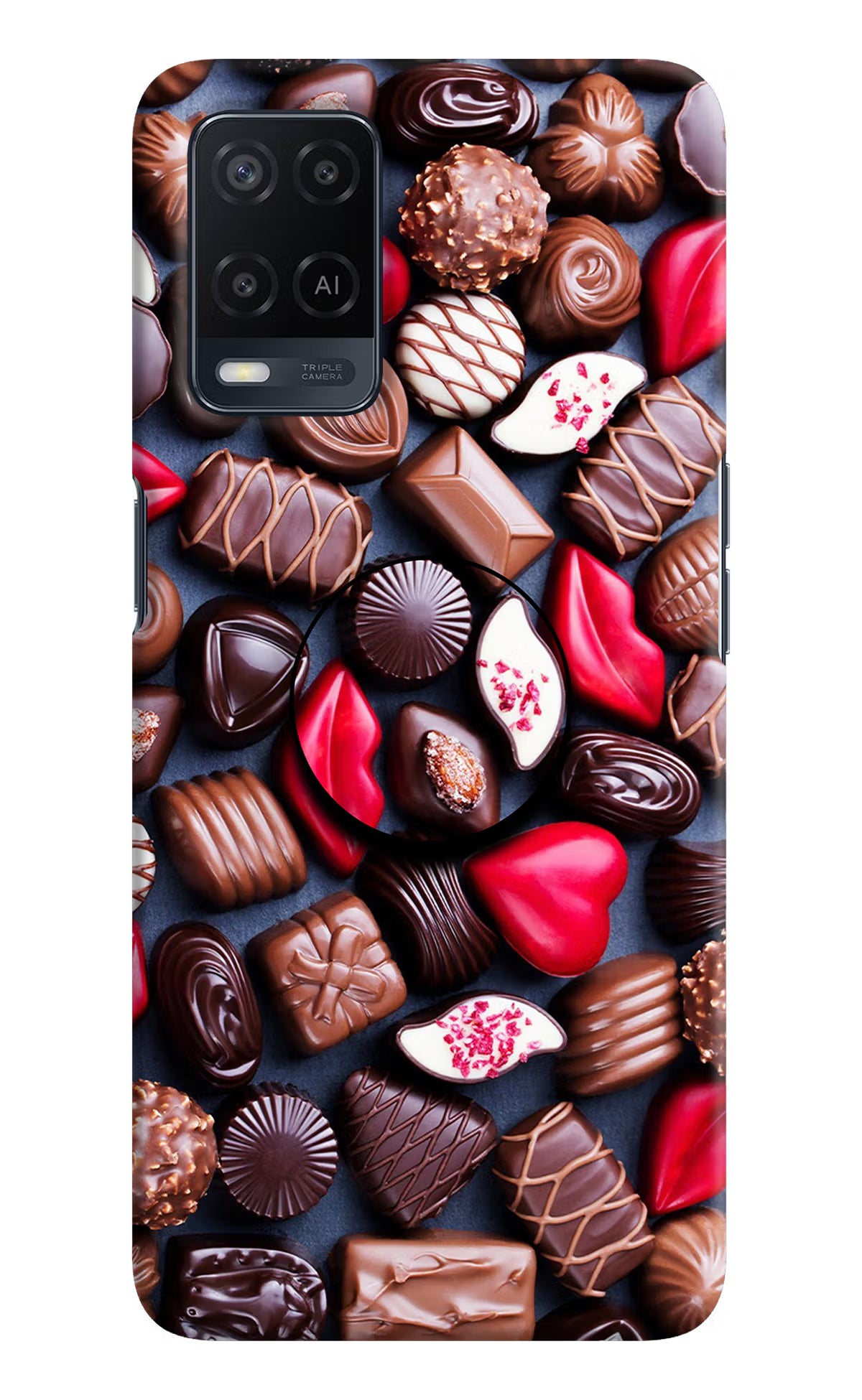 Chocolates Oppo A54 Pop Case by Casekaro