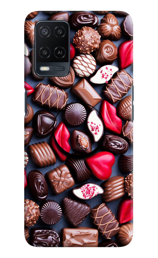 Chocolates Oppo A54 Pop Case by Casekaro