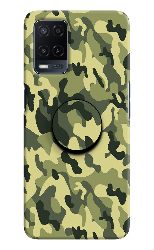 Camouflage Oppo A54 Pop Case by Casekaro