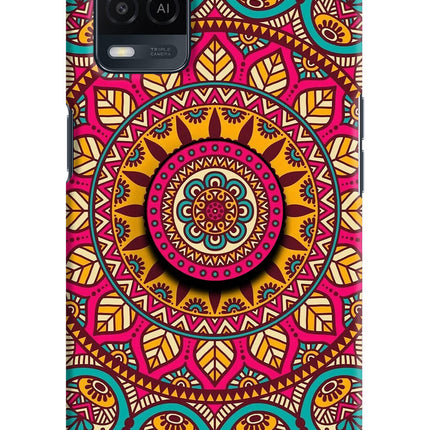 Mandala Oppo A54 Pop Case by Casekaro