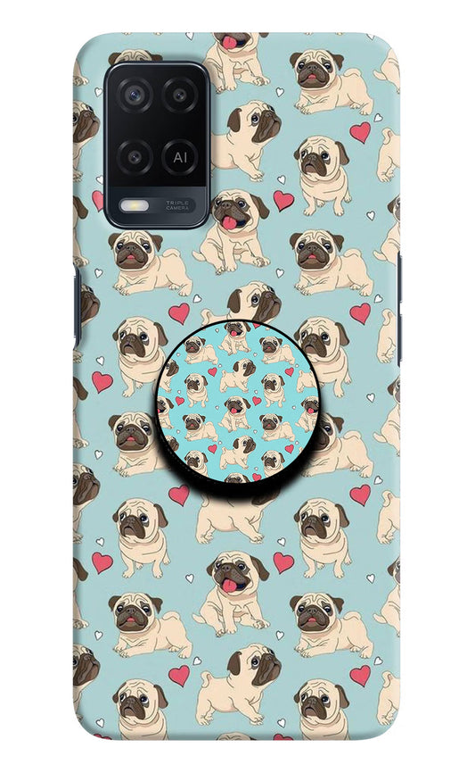 Pug Dog Oppo A54 Pop Case by Casekaro