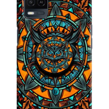 Angry Owl Oppo A54 Pop Case by Casekaro