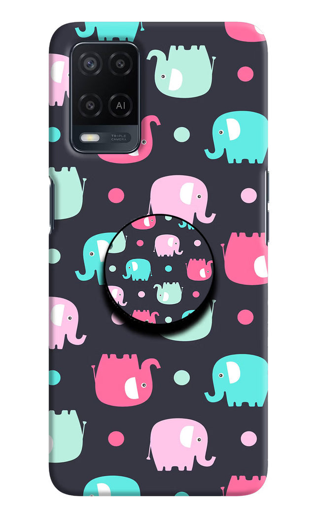 Baby Elephants Oppo A54 Pop Case by Casekaro