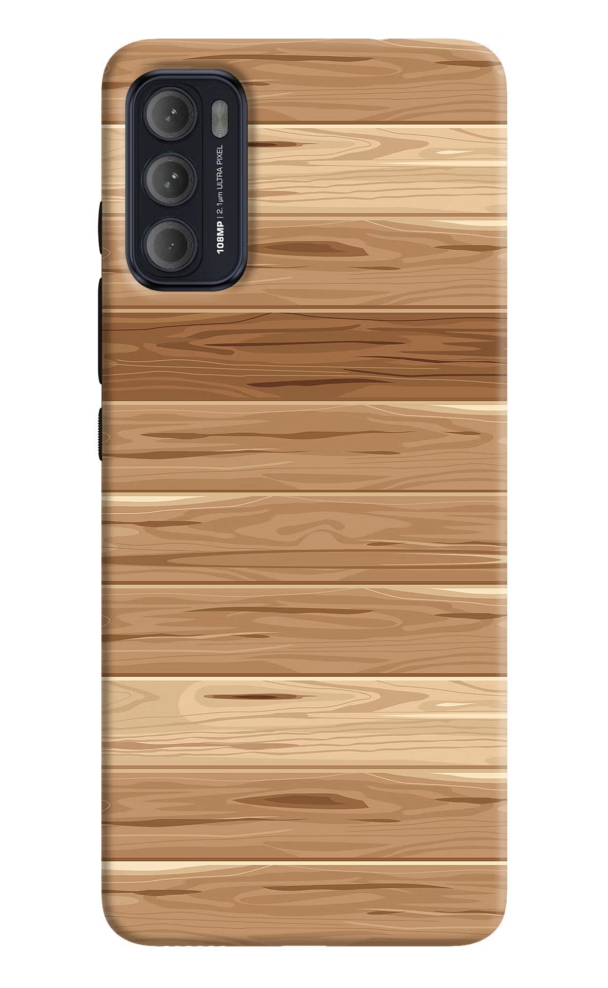 Wooden Vector Moto G60/G40 Fusion Back Cover