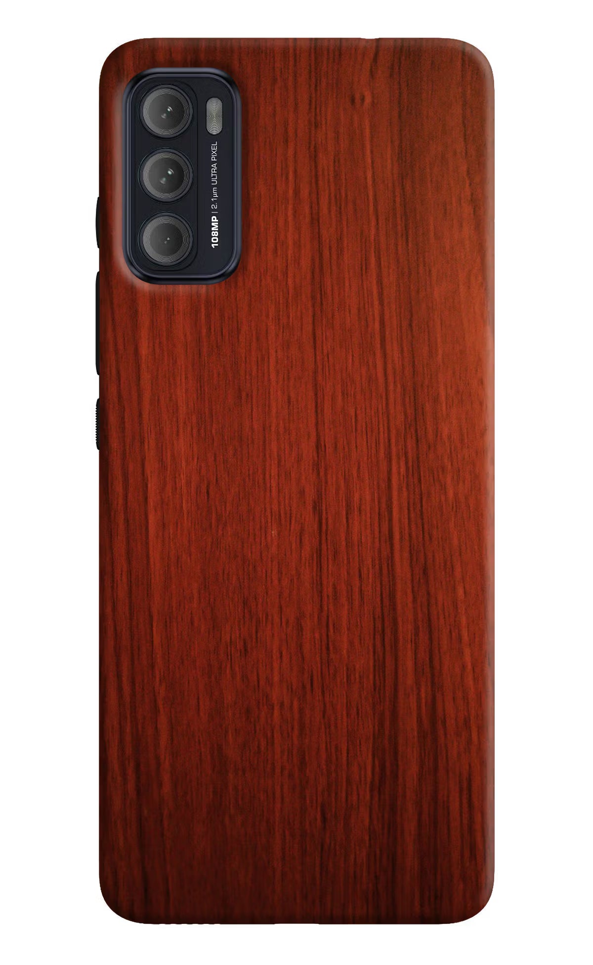 Wooden Plain Pattern Moto G60/G40 Fusion Back Cover