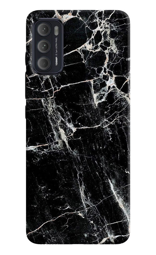 Black Marble Texture Moto G60/G40 Fusion Back Cover