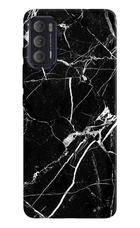 Black Marble Pattern Moto G60/G40 Fusion Back Cover